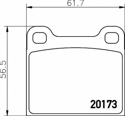 HELLA PAGID 8db355006491 -  Комплект тормозных колодок, дисковый тормоз